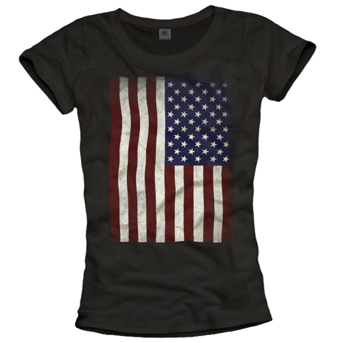 Usa flagge shirt damen - flagge,
