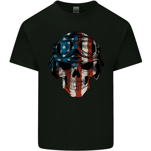 Usa flaggen biker schädel - flaggen,