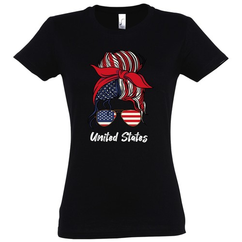 Youth designz usa flag damen - youth,
